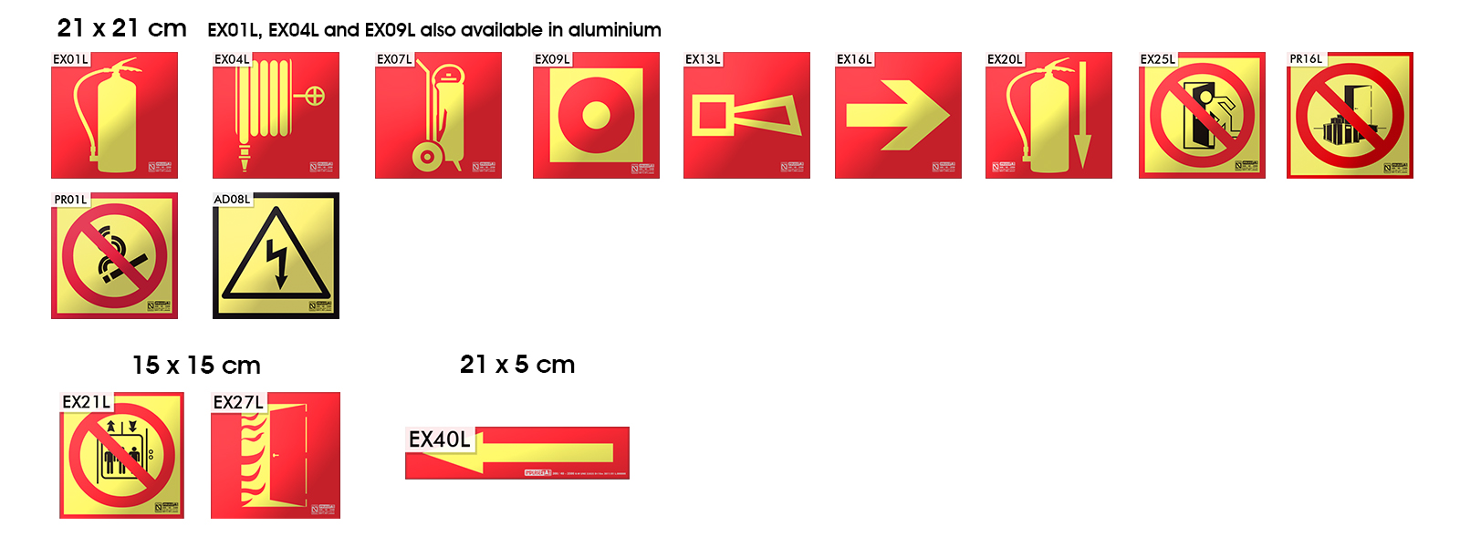 Fire Fighting Equipment Signs Class D – EU Standards – Royal Fire ...